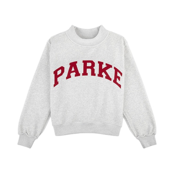 SET x PARKE Reversible Varsity Mockneck Sweatshirt - Picture 3 of 3